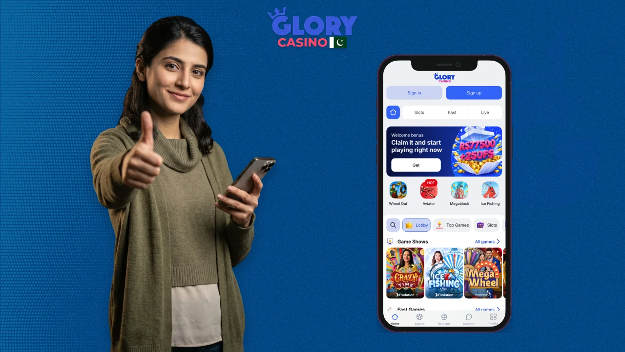 Benefits of the Glory Casino app in Pakistan